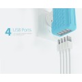 4-Port USB Universal travel adaptor