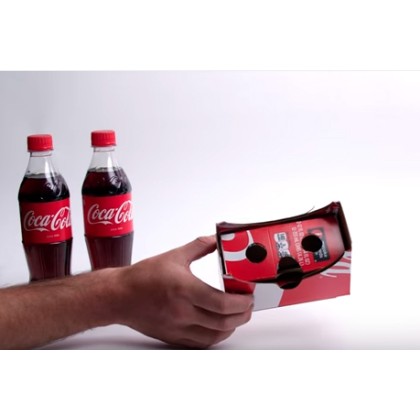 可口可樂都玩 VR 【影片教學】DIY 可樂包裝 VR 眼罩