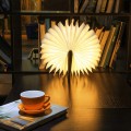 USB Rechargeable Wooden Led Book Lamp 880mah