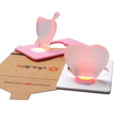 LED pocket card light (Heart Shape)