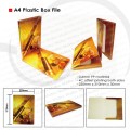 A4 plastic box file