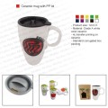 Ceramic mug with PP lid