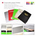 Corporate paper folder