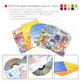 DVD/CD連紙套(單碟, 100磅紙)