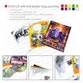 DVD/CD with foil/ plastic bag packing