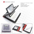 Multi function notebook with  calculator