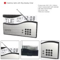 Desktop radio with Big display timer 