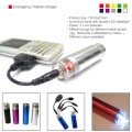Portable mobile phone battery charger
