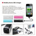 USB mobile battery charger -- 2200mAh (power bank)