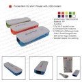 Pocket Mini 3G Wi-Fi Router with USB modem- 1800mAH