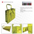 Gold foil shopping bag