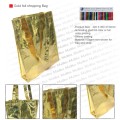 Gold foil shopping Bag