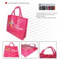 Laminating foil shopping bag