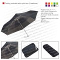 Folding umbrella with nylon box (3-sections)