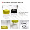 Heat-resistant Double Wall Glass cup 