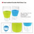 Heat-resistant Double Wall Glass cup
