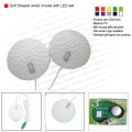 Golf Shaped wired mouse with LED set