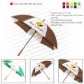Golf umbrella with two tone
