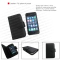 Leather  PU iphone 4 pouch 