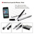 Metal touch pen for iPhone / iPad with roller pen