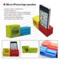 Silicon iPhone lego speaker