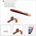 Smartphone touch pen in pencil shape