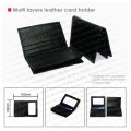 Multi layers Leather card holder