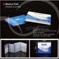  Hard shell cover sticky memo pad 