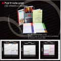 Post it sticky memo pad (open style) 
