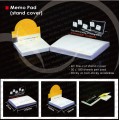 Advertising stand cover sticky memo pad 