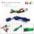 Plastic Ball Pen with Strap