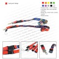 Corporate lanyard strap