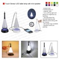 Touch Sensor LED table lamp with mini speaker