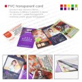 PVC transparent card
