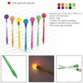 LED light bulb ball pen