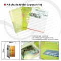 A4 Plastic Folder (open style)