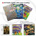 A4 Plastic Folder with laser Coating
