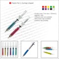 Plastic Pen in Syringe shaped