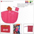 Raincoat jacket with sef pouch
