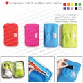 Travel passport credit ID card Cash holder organizer