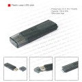 Plastic case USB stick