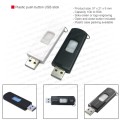 Plastic push button USB stick