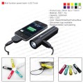 Mult function power bank +LED Torch
